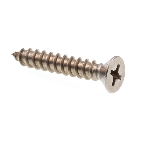 Sheet Metal Screw, Self-Tap, Flat, Phil Dr #14 X 1-1/2in 18-8 Stainless Steel 100PK